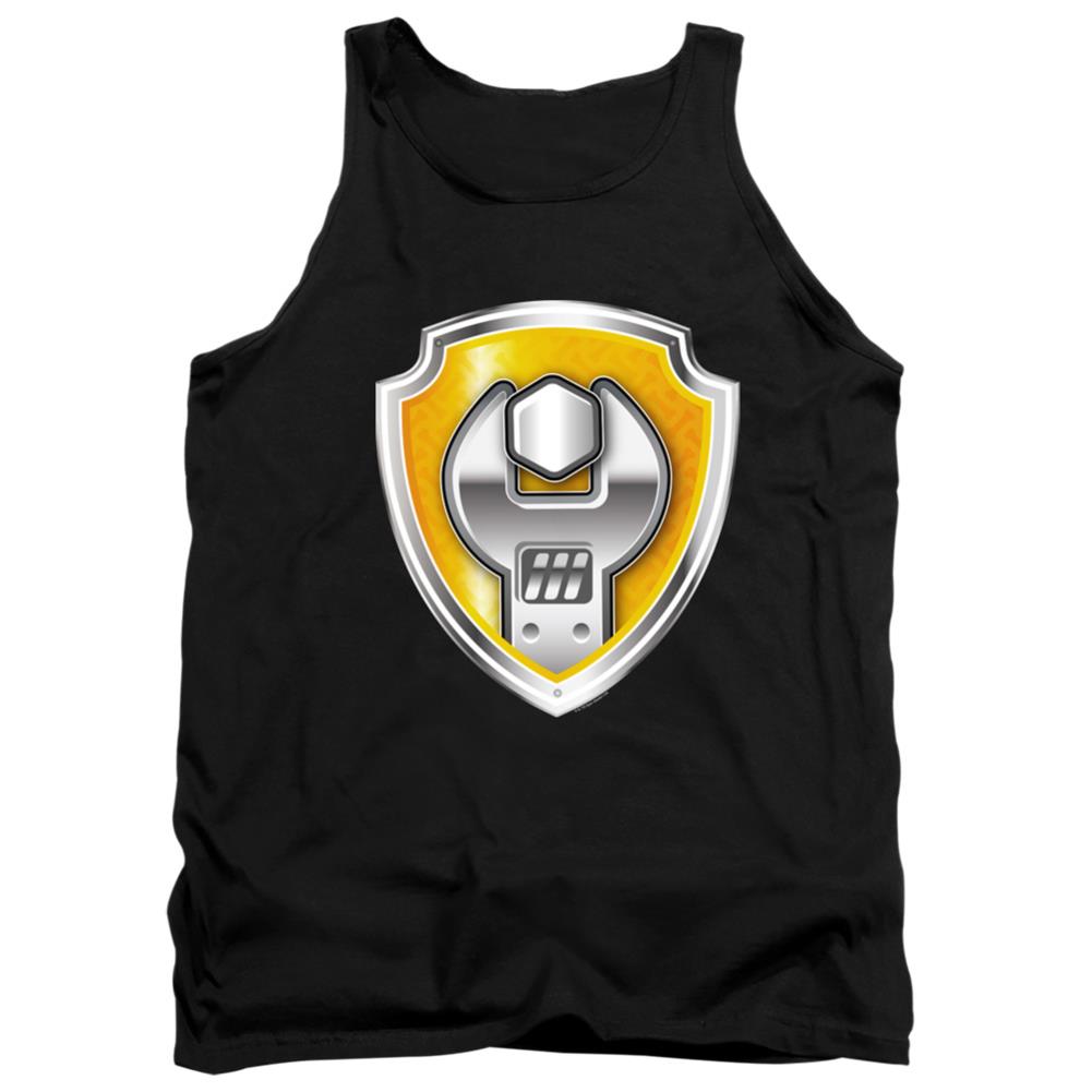 Paw Patrol Rubble Badge Men's 18/1 Cotton Tank Top