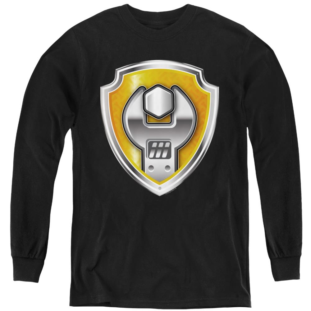 Paw Patrol Rubble Badge Youth Long-Sleeve T-Shirt