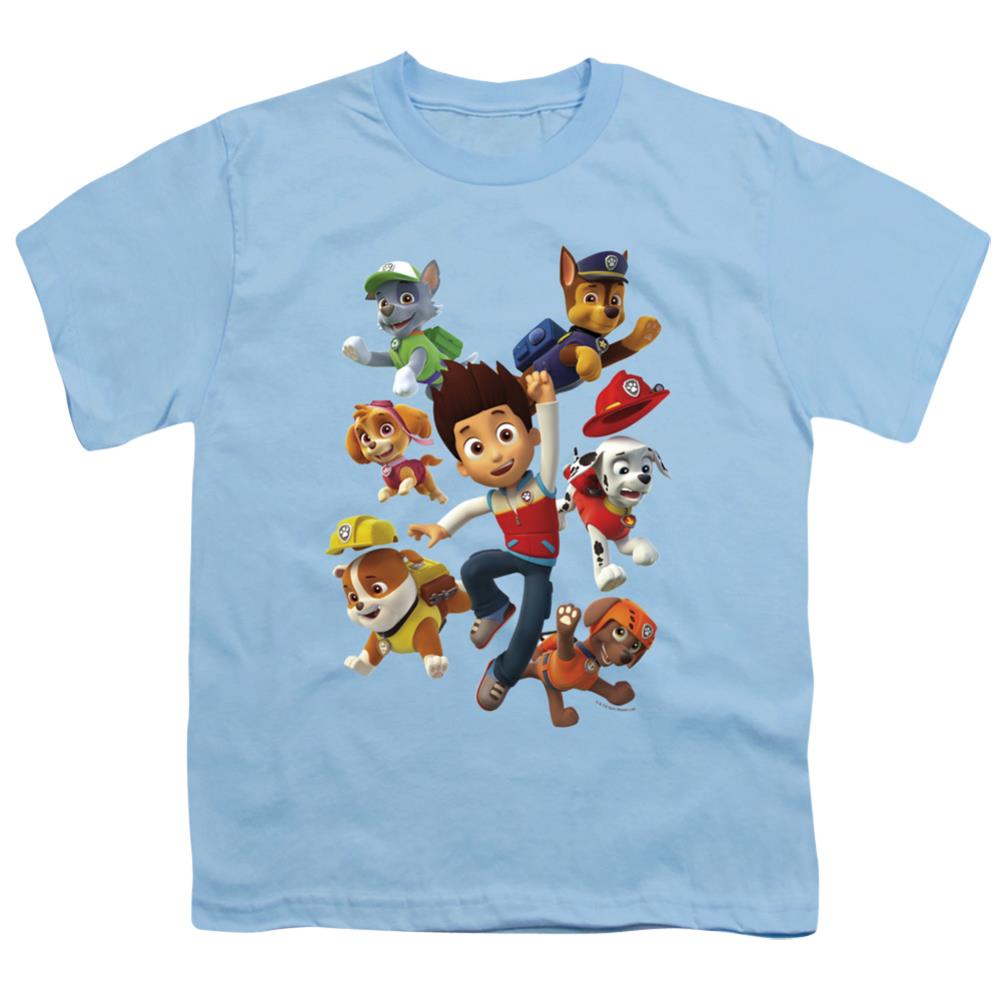 Paw Patrol Ryder's Pups Youth 18/1 100% Cotton Short-Sleeve T-Shirt