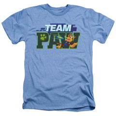 Paw Patrol Team Paw Chase Men's 30/1 Heather 60 40 Poly Short-Sleeve T-Shirt