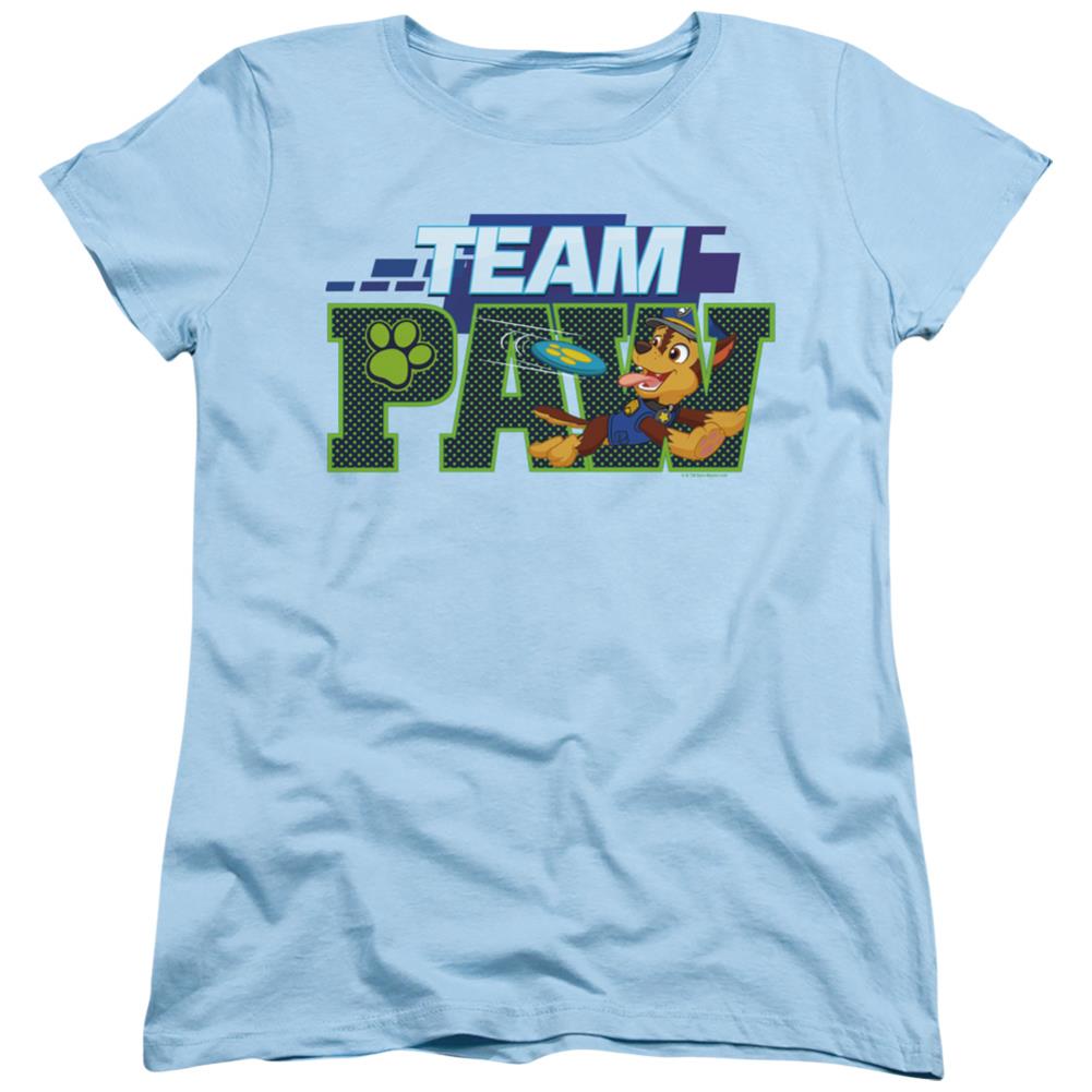 Paw Patrol Team Paw Chase Women's 18/1 Cotton Short-Sleeve T-Shirt