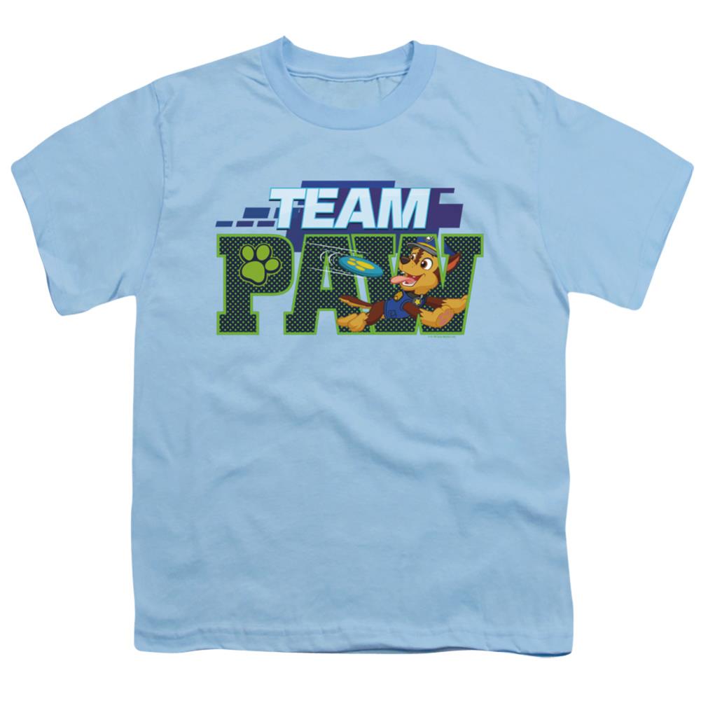 Paw Patrol Team Paw Chase Youth 18/1 100% Cotton Short-Sleeve T-Shirt