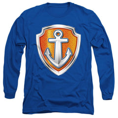 Paw Patrol Zuma Badge Men's 18/1 Cotton Long-Sleeve T-Shirt