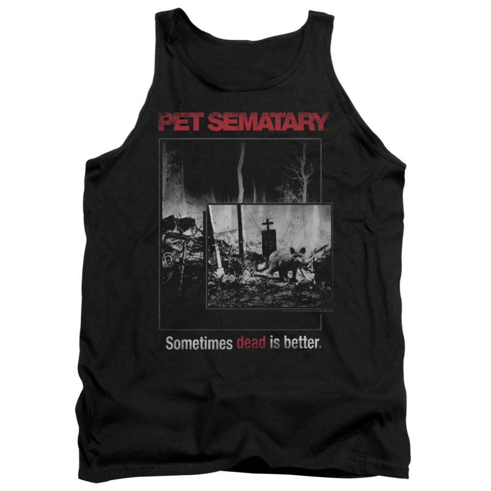Pet Sematary Cat Poster Men's 18/1 Cotton Tank Top