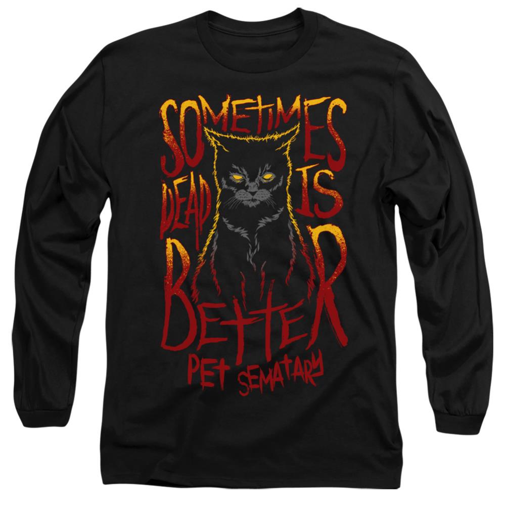 Pet Sematary Dead Is Better Men's 18/1 Cotton Long-Sleeve T-Shirt