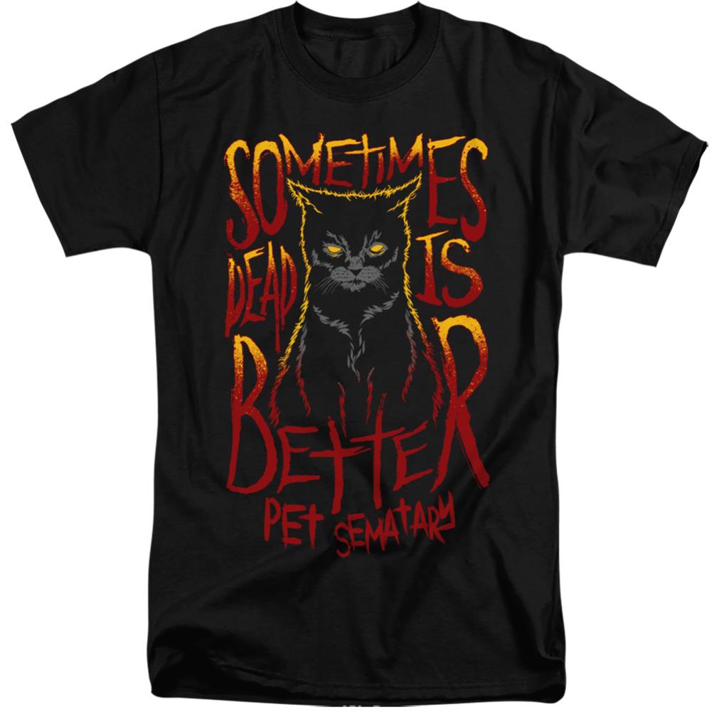 Pet Sematary Dead Is Better Men's 18/1 Tall Cotton Short-Sleeve T-Shirt
