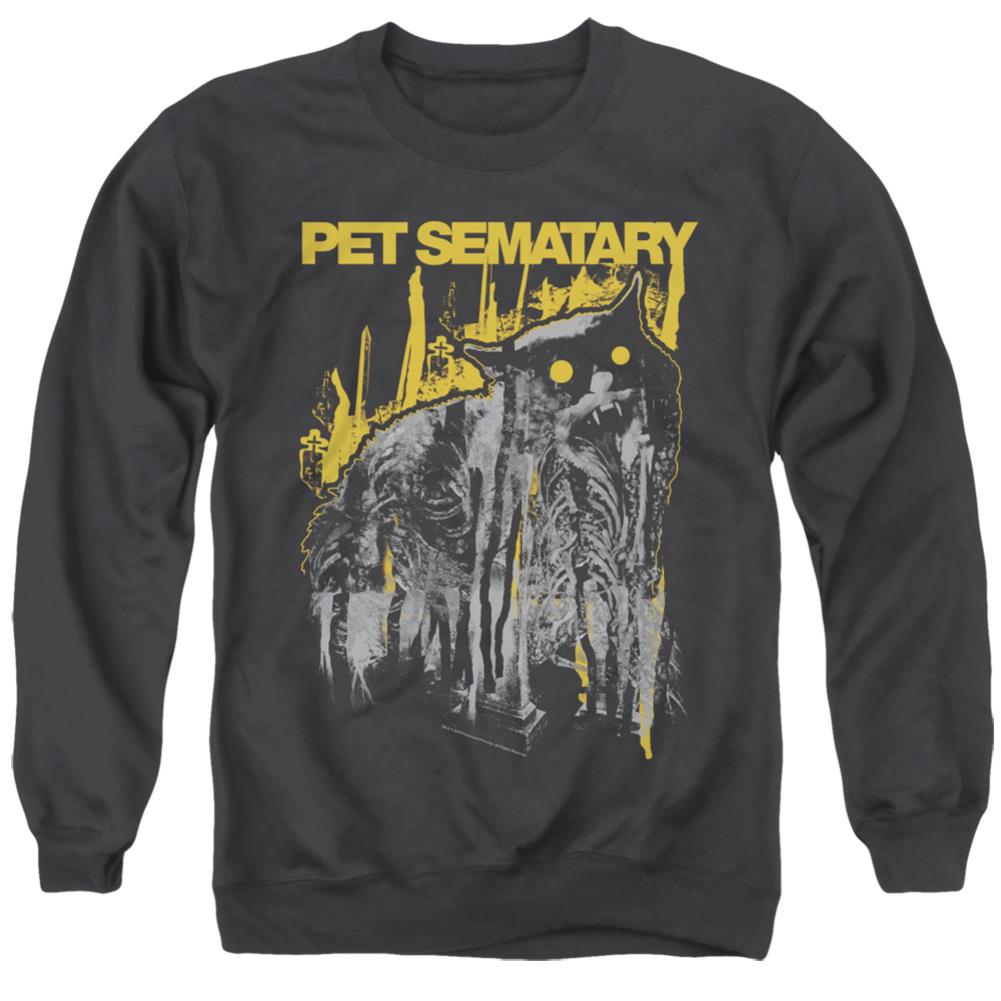 Pet Sematary Decay Men's Crewneck 50 50 Poly Long-Sleeve T-Shirt