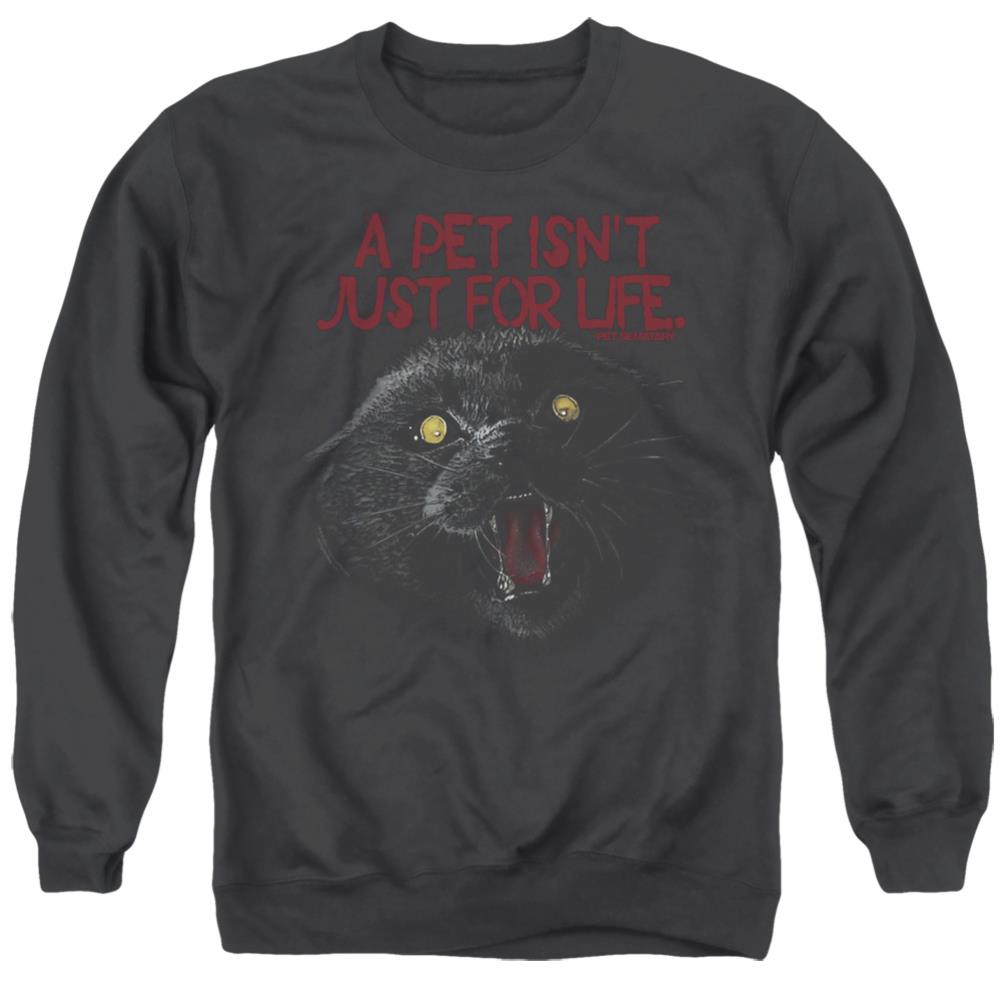 Pet Sematary I Survived Men's Crewneck 50 50 Poly Long-Sleeve T-Shirt