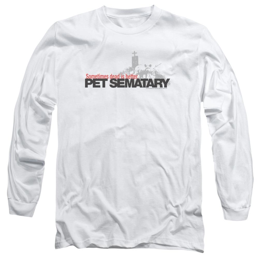 Pet Sematary Logo Men's 18/1 Cotton Long-Sleeve T-Shirt