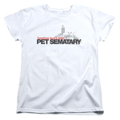 Pet Sematary Logo Women's 18/1 Cotton Short-Sleeve T-Shirt