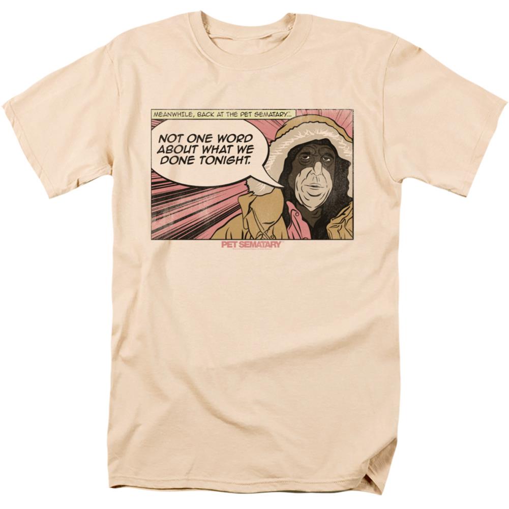 Pet Sematary Not One Word Men's 18/1 Cotton Short-Sleeve T-Shirt