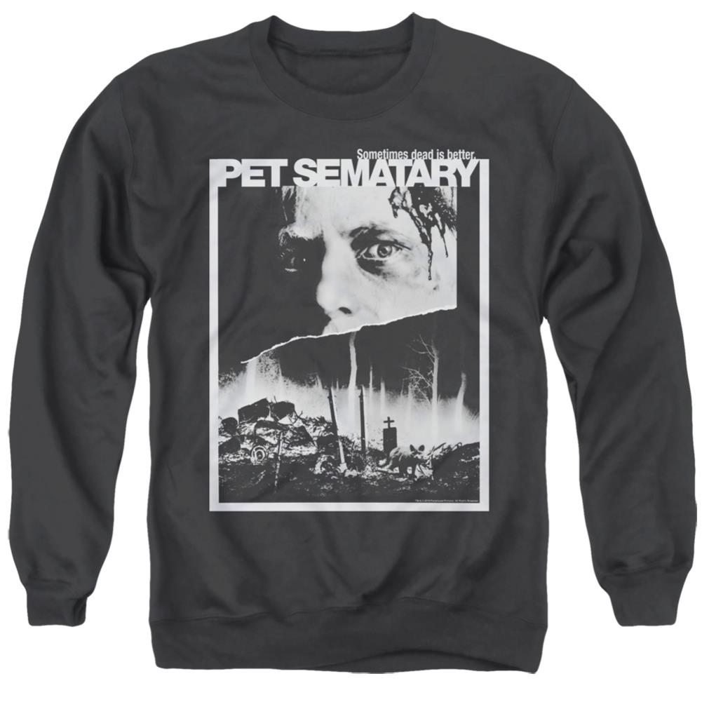 Pet Sematary Poster Art Men's Crewneck 50 50 Poly Long-Sleeve T-Shirt