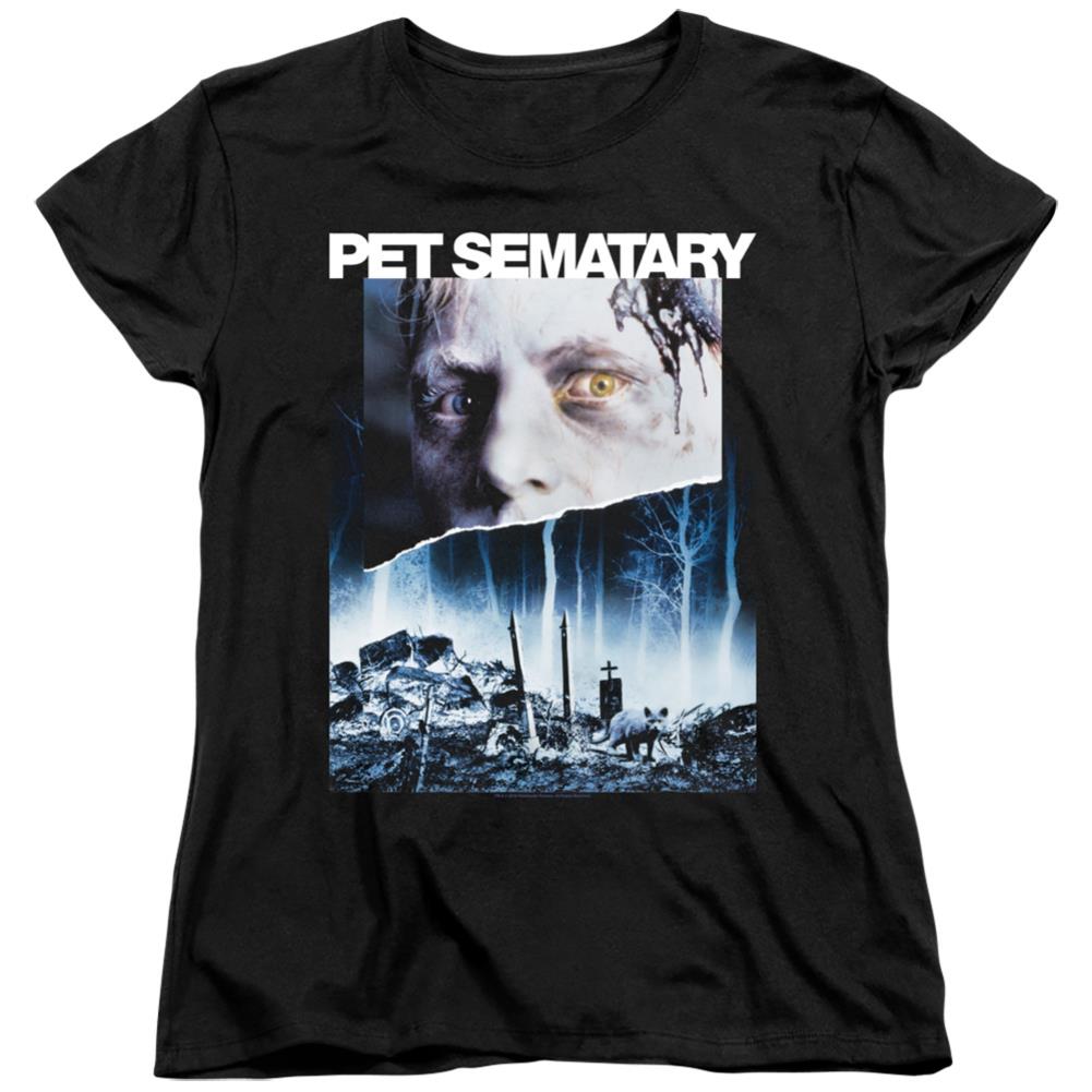 Pet Sematary Poster Art Women's 18/1 Cotton Short-Sleeve T-Shirt