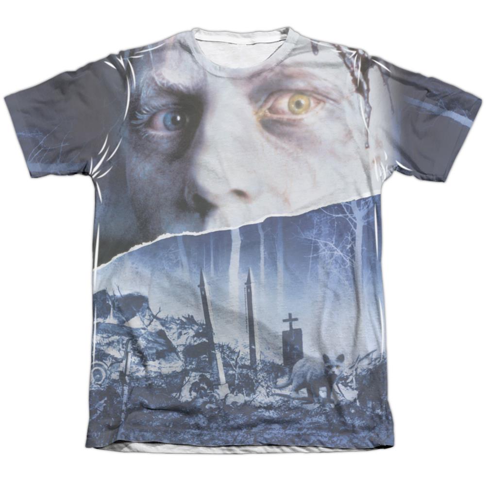Pet Sematary Poster Men's Regular Fit Poly Cotton Short-Sleeve T-Shirt