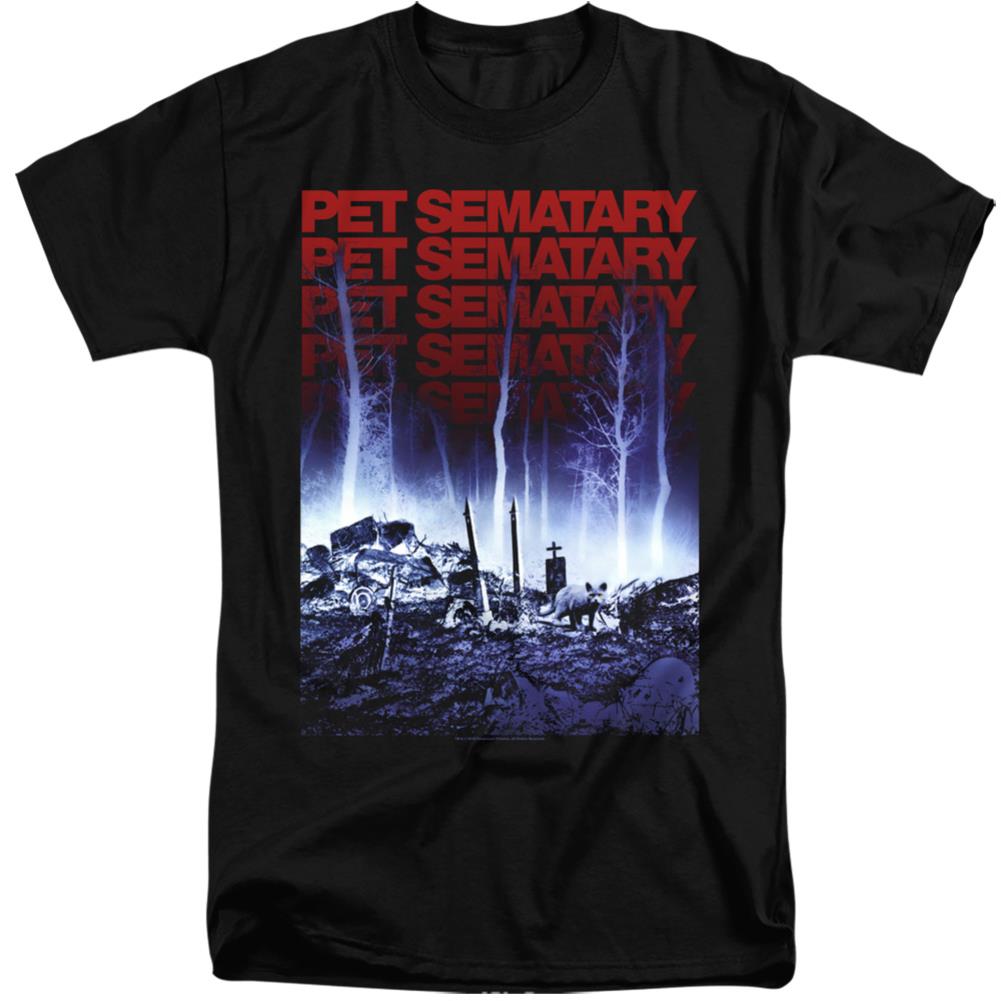 Pet Sematary Sematary Men's 18/1 Tall Cotton Short-Sleeve T-Shirt