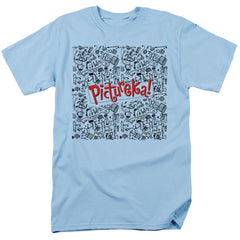 Pictureka Line Work Men's 18/1 Cotton Short-Sleeve T-Shirt