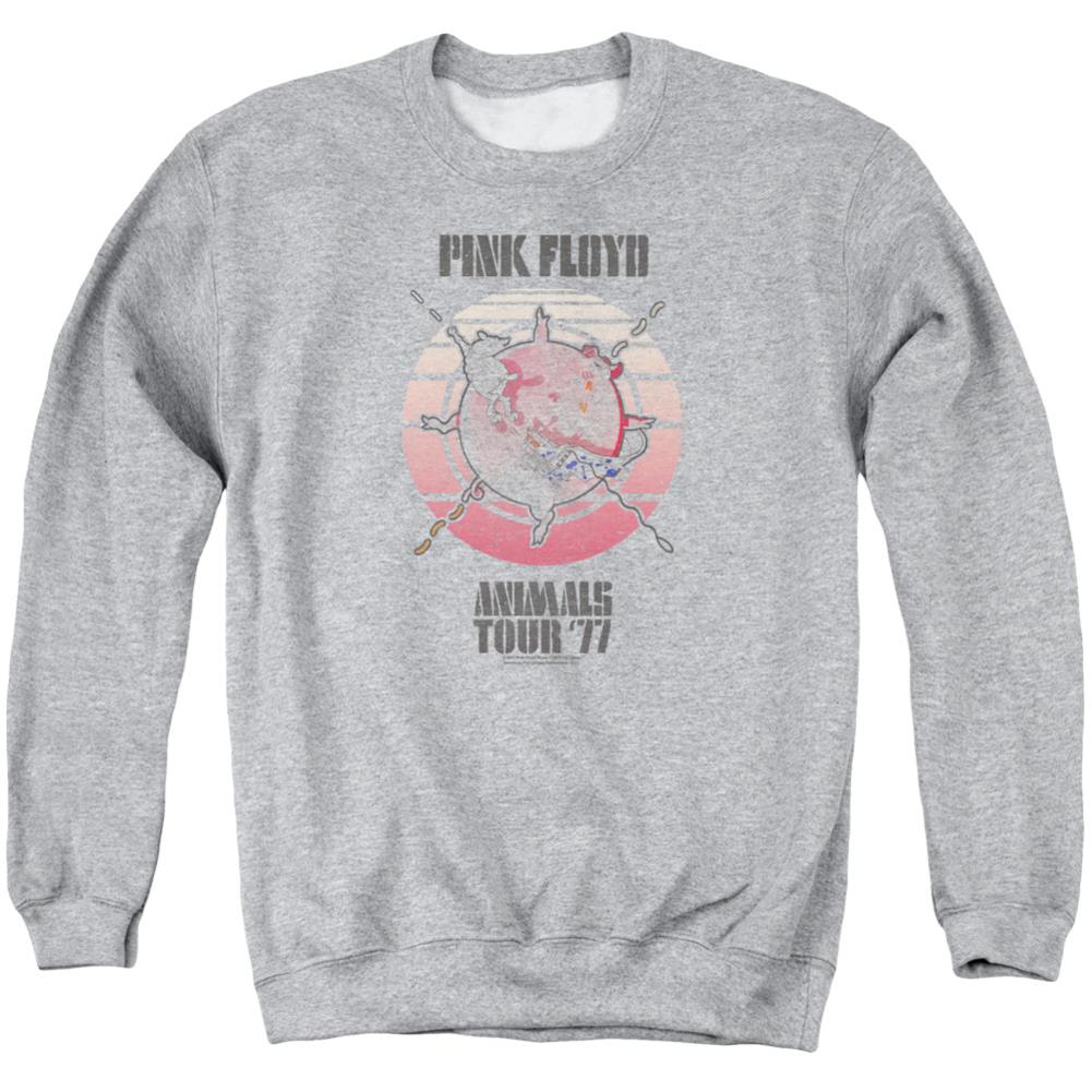 Pink Floyd AnimaLong-Sleeve T-Shirtour 77 Men's Crewneck 50 50 Poly Long-Sleeve T-Shirt