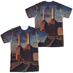 Pink Floyd Animals (Front/Back Print) Men's Regular Fit Polyester Short-Sleeve T-Shirt