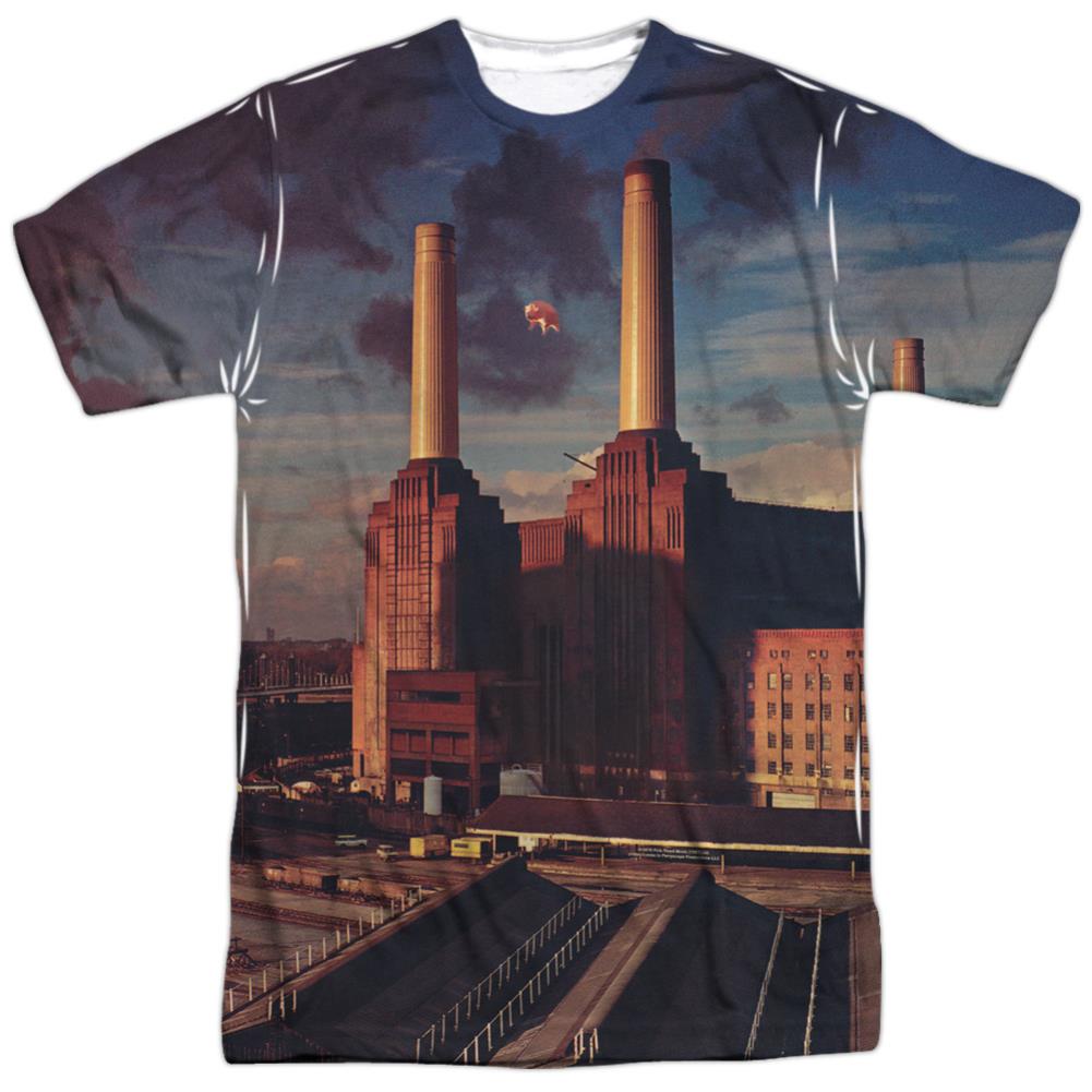 Pink Floyd Animals Men's Regular Fit Polyester Short-Sleeve T-Shirt