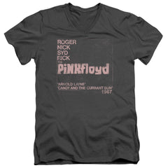 Pink Floyd Arnold Layne Men's 30/1 Cotton Slim V-Neck T-Shirt