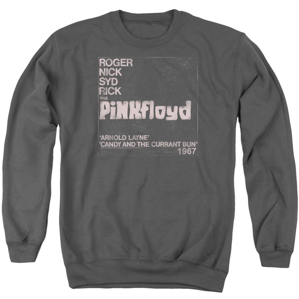 Pink Floyd Arnold Layne Men's Crewneck 50 50 Poly Long-Sleeve T-Shirt