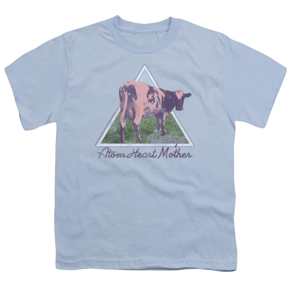 Pink Floyd Atom Mother Heart Pyramid Youth 18/1 100% Cotton Short-Sleeve T-Shirt