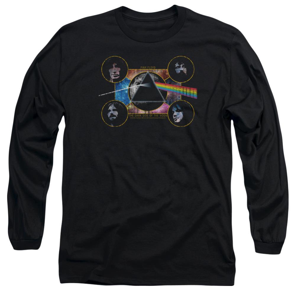 Pink Floyd Dark Side Heads Men's 18/1 Cotton Long-Sleeve T-Shirt