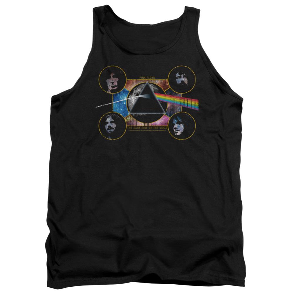 Pink Floyd Dark Side Heads Men's 18/1 Cotton Tank Top