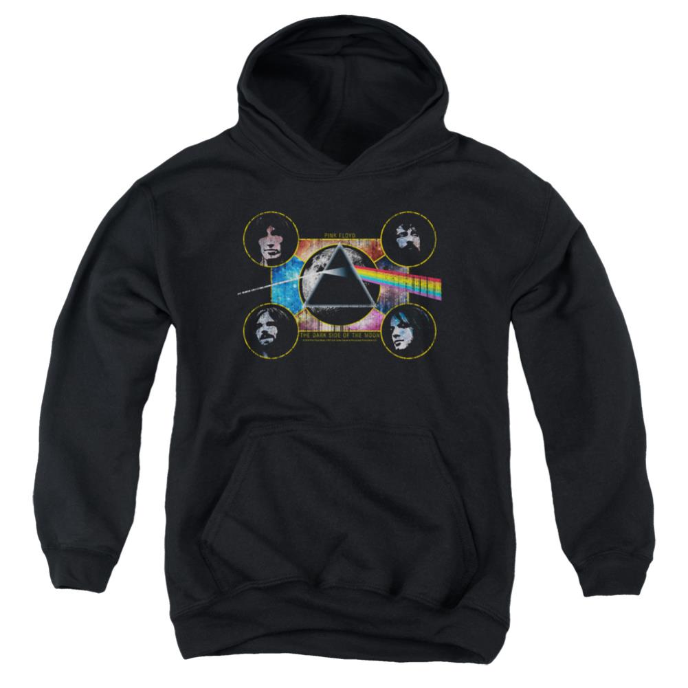 Pink Floyd Dark Side Heads Youth Cotton Poly Pull-Over Hoodie