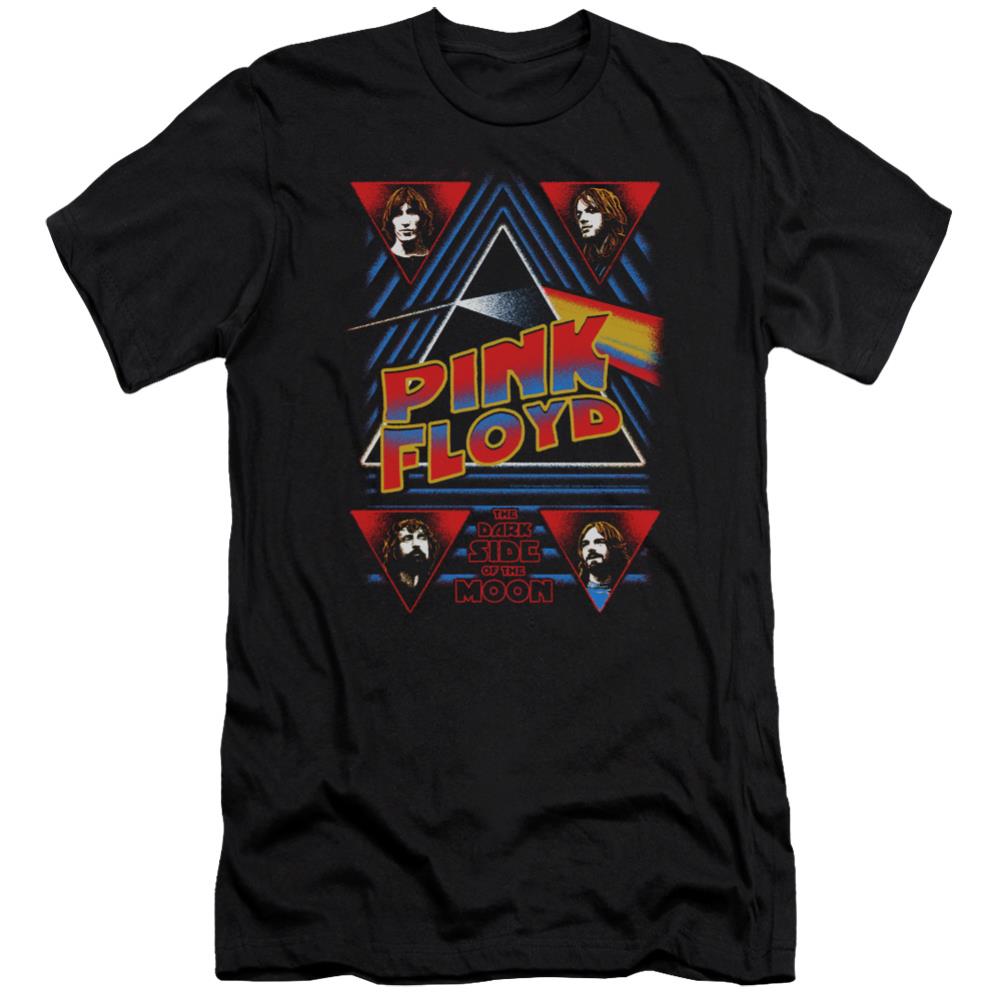 Pink Floyd Dark Side Men's Ultra-Soft 30/1 Cotton Slim Short-Sleeve T-Shirt