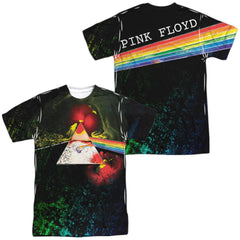 Pink Floyd Dark Side Of The Moon (Front/Back Print) Men's Regular Fit Polyester Short-Sleeve T-Shirt