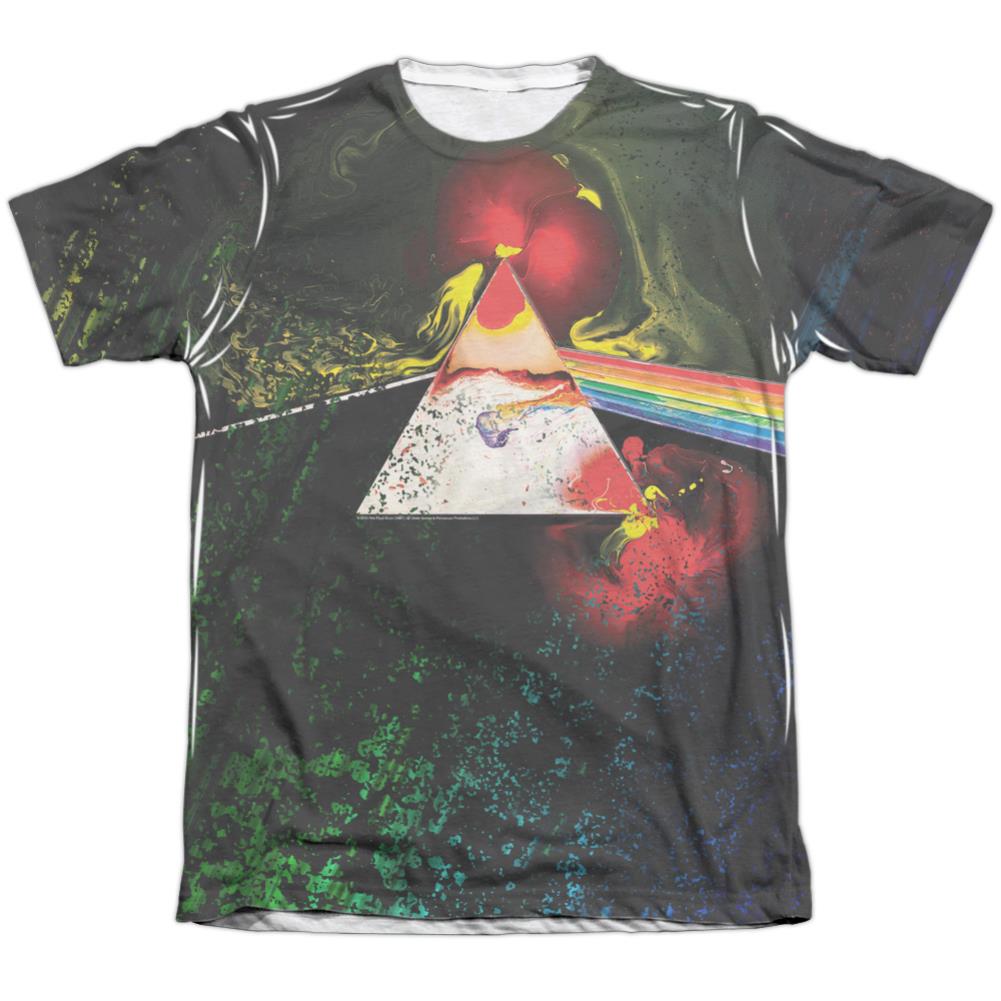 Pink Floyd Dark Side Of The Moon Men's Regular Fit Poly Cotton Short-Sleeve T-Shirt