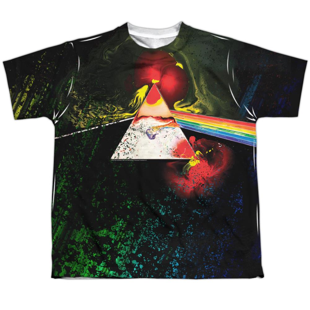 Pink Floyd Dark Side Of The Moon Youth Regular Fit Poly Short-Sleeve T-Shirt