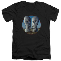 Pink Floyd Division Bell Cover Men's 30/1 Cotton Slim V-Neck T-Shirt