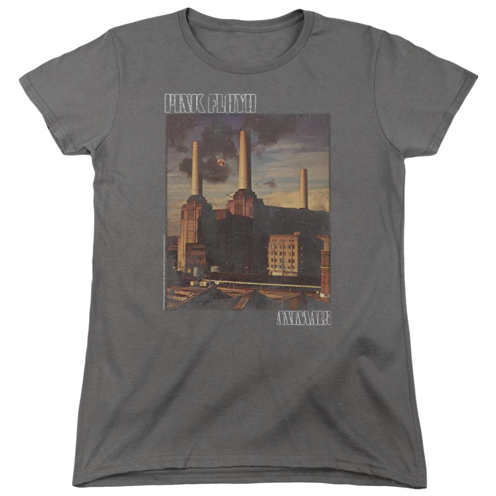 Pink Floyd Faded Animals Women's 18/1 Cotton Short-Sleeve T-Shirt