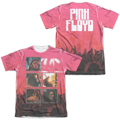 Pink Floyd Live (Front/Back Print) Men's Regular Fit Poly Cotton Short-Sleeve T-Shirt