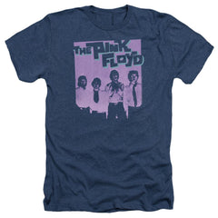 Pink Floyd Paint Box Men's 30/1 Heather 60 40 Poly Short-Sleeve T-Shirt