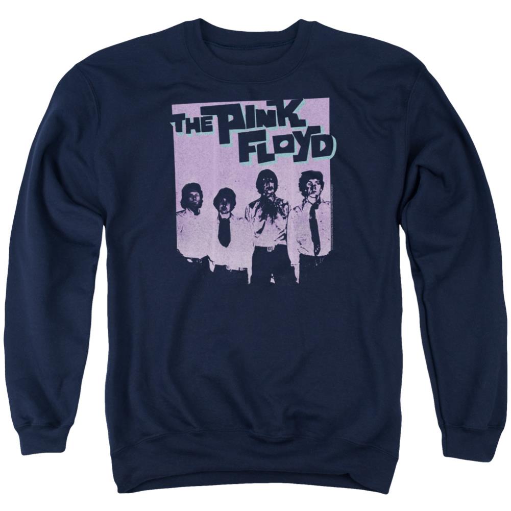 Pink Floyd Paint Box Men's Crewneck 50 50 Poly Long-Sleeve T-Shirt