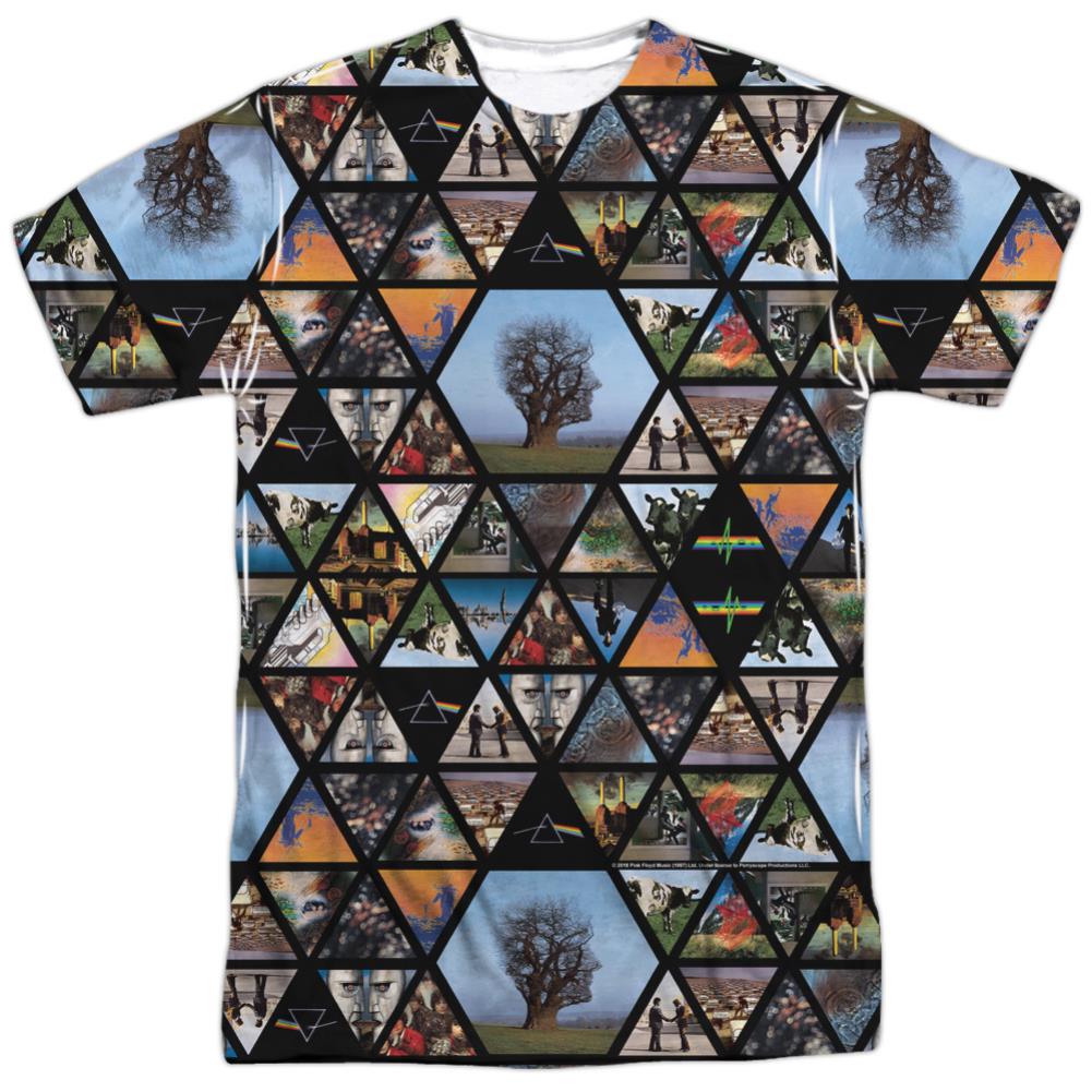 Pink Floyd Photographs Men's Regular Fit Polyester Short-Sleeve T-Shirt