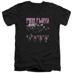 Pink Floyd Pink Four Men's 30/1 Cotton Slim V-Neck T-Shirt