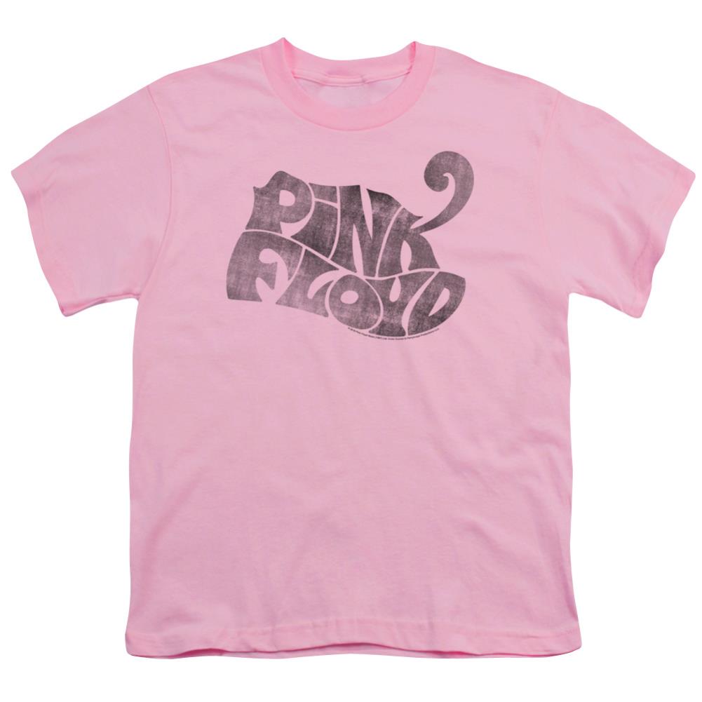 Pink Floyd Pink Logo Youth 18/1 100% Cotton Short-Sleeve T-Shirt