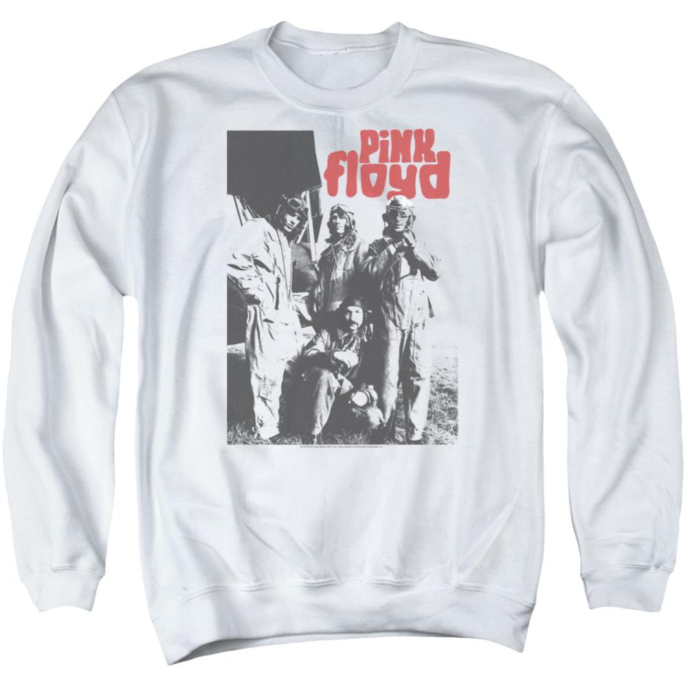 Pink Floyd Point Me At The Sky Men's Crewneck 50 50 Poly Long-Sleeve T-Shirt