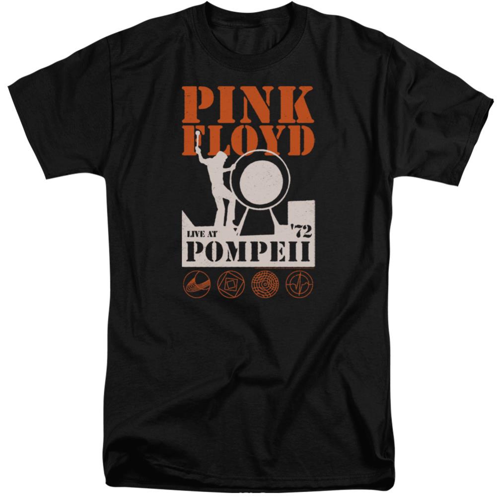 Pink Floyd Pompeii Men's 18/1 Tall Cotton Short-Sleeve T-Shirt