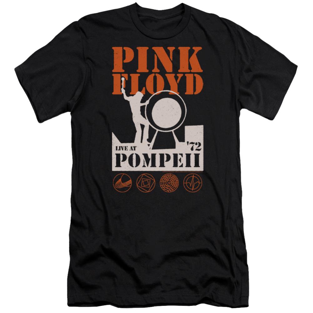 Pink Floyd Pompeii Men's Ultra-Soft 30/1 Cotton Slim Short-Sleeve T-Shirt