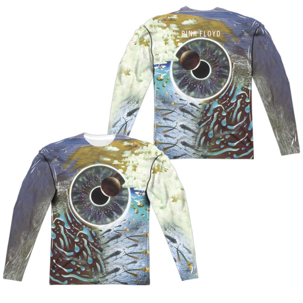 Pink Floyd Pulse (Front/Back Print) Men's Regular Fit Polyester Long-Sleeve T-Shirt