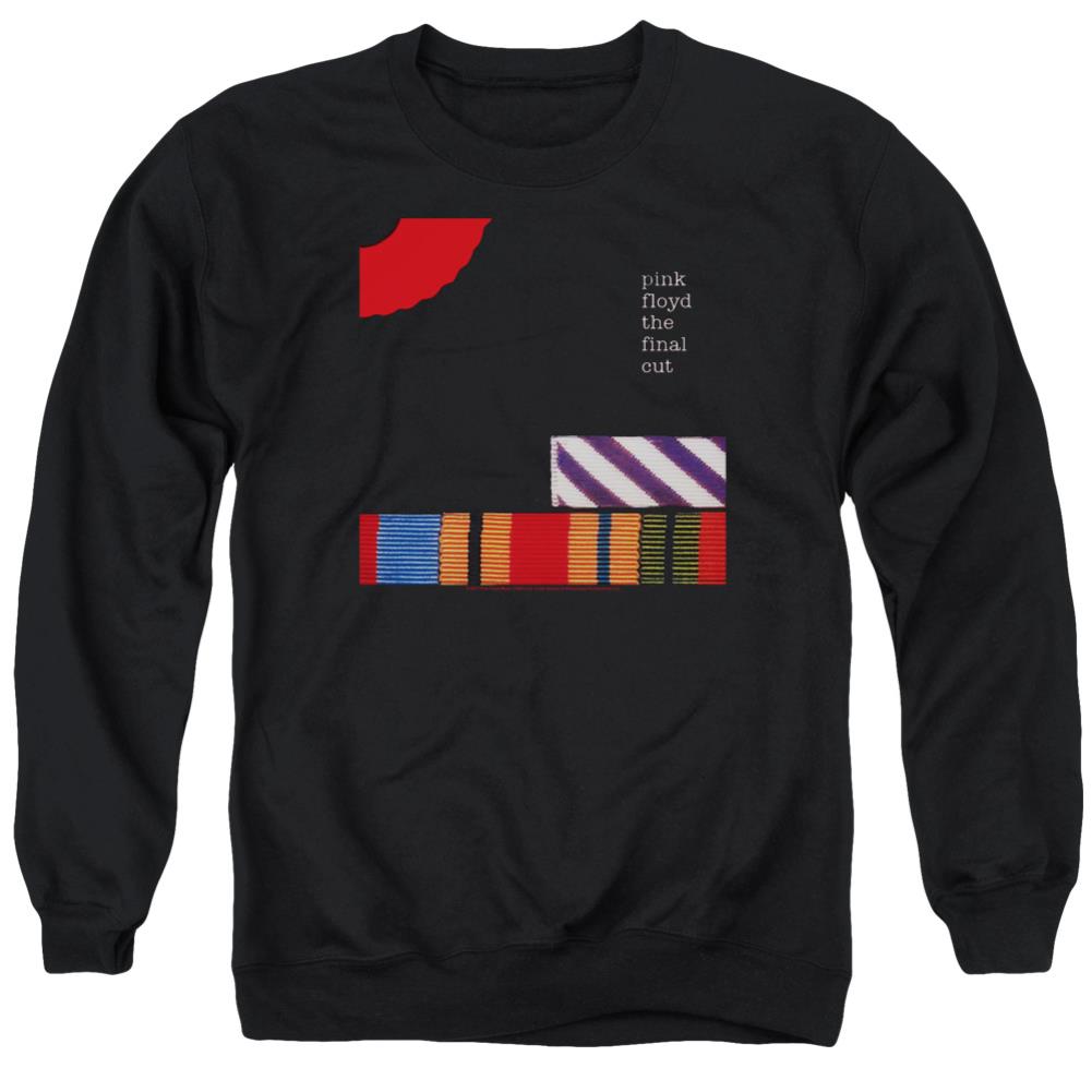 Pink Floyd The Final Cut Men's Crewneck 50 50 Poly Long-Sleeve T-Shirt