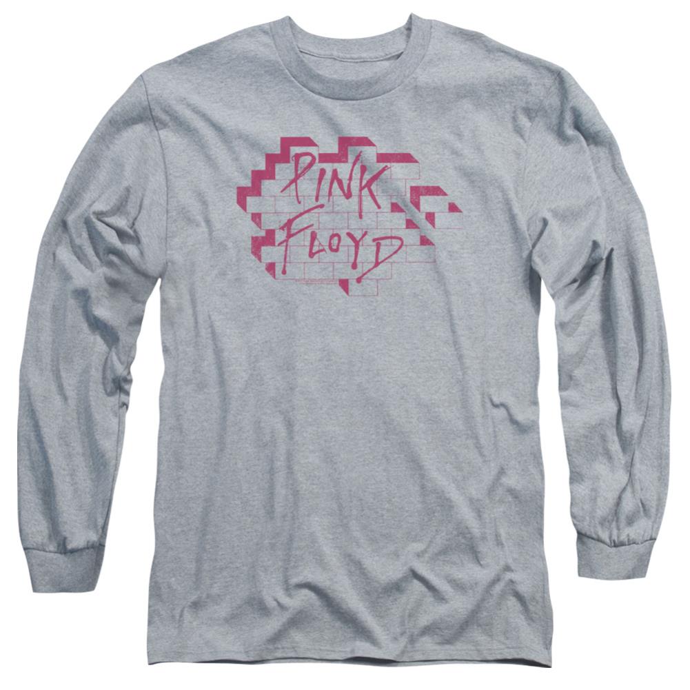 Pink Floyd Wall Logo Men's 18/1 Cotton Long-Sleeve T-Shirt