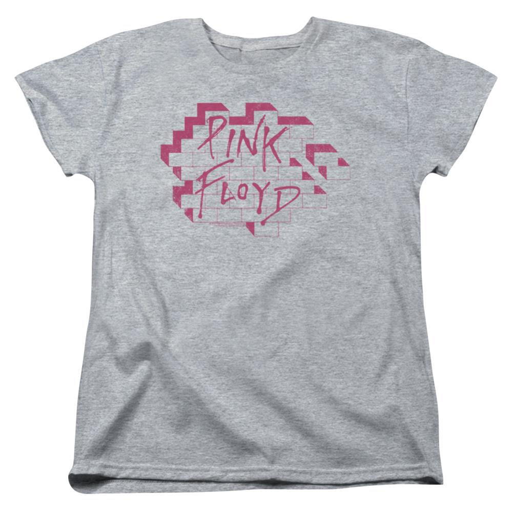 Pink Floyd Wall Logo Women's 18/1 Cotton Short-Sleeve T-Shirt