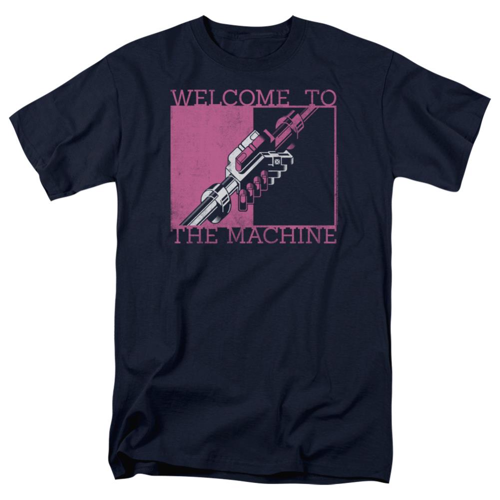 Pink Floyd Welcome To The Machine Men's 18/1 Cotton Short-Sleeve T-Shirt