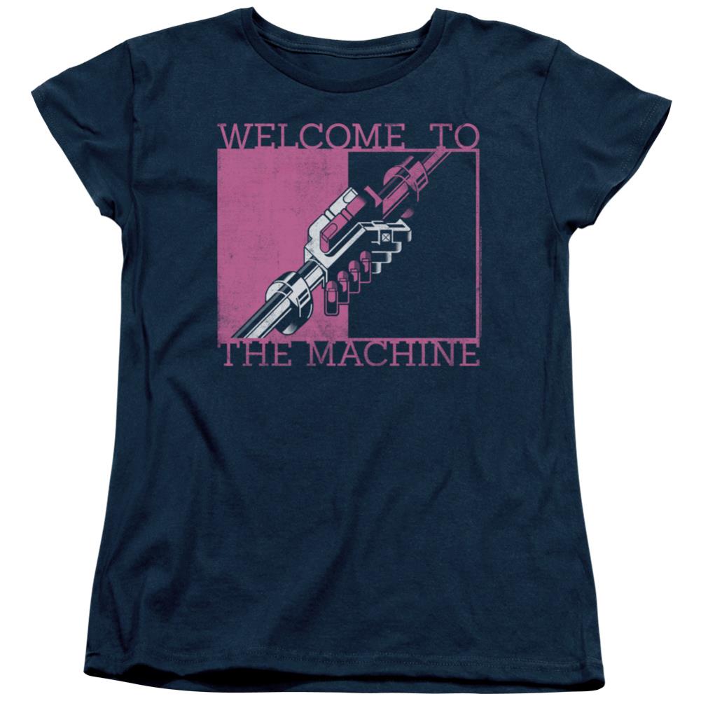 Pink Floyd Welcome To The Machine Women's 18/1 Cotton Short-Sleeve T-Shirt